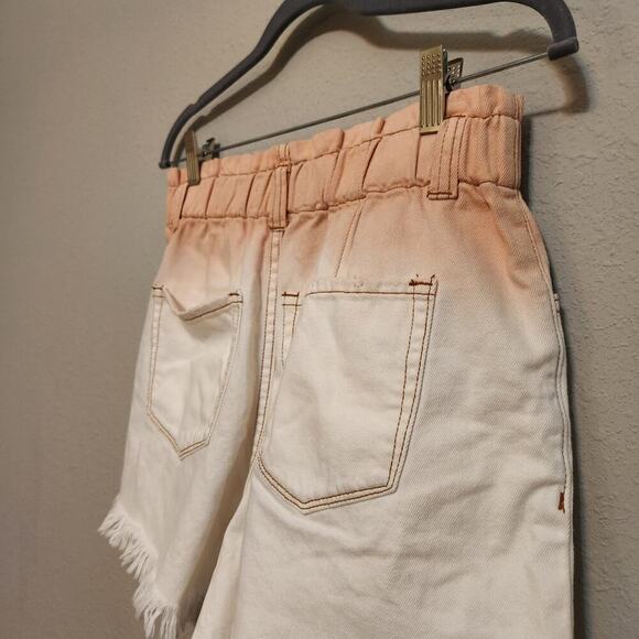 Vervet Sienna Super High Rise Paperbag Denim Shorts Size Medium - Picture 9 of 12